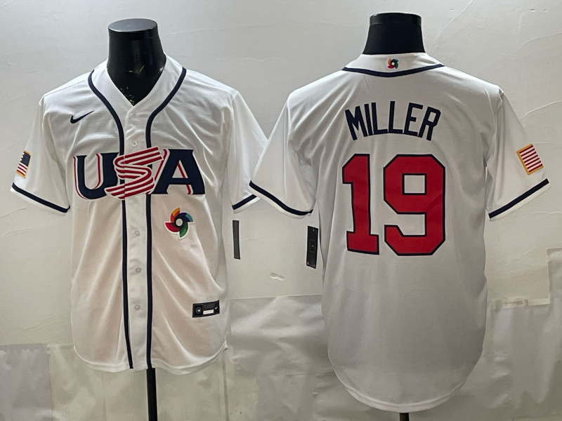 Men 2026 World cup white MLB Nike jersey 0018->->MLB Jersey